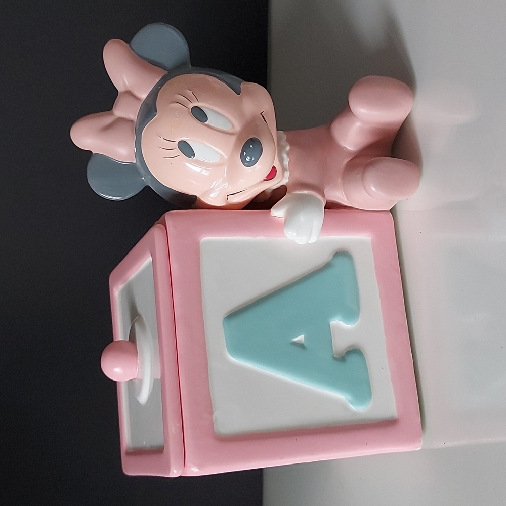 Baby Minnie Mouse Ceramic Storage Box